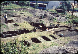 View of excavation