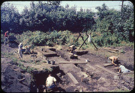 Work in progress in north east area of excavation