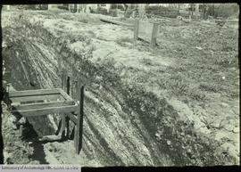 View of east face of trench taken from SW corner