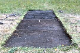 Trench showing layer B (shell) exposed