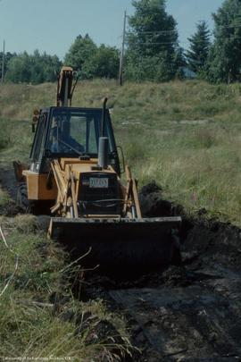 Backhoe cutting #3 in 8N 46E