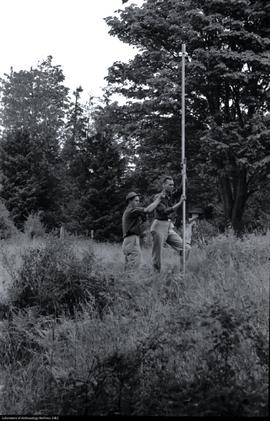 S Cheney and W Duff surveying