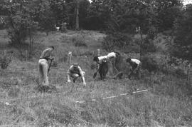 View to NE, crew clearing east portion trench I