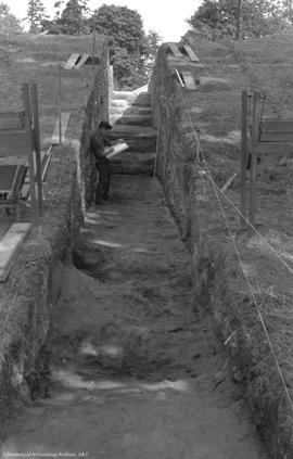 View to E, trench I