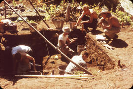 Work in progress, upper horizons, E of 59 trench.