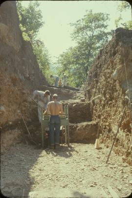 59 trench, view south