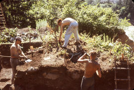 Progress shot - upper horizons.  D. Sanger, P. Harrison, J. Sendey