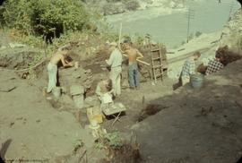 Progress shot upper horizons to east of &#039;59 trench, view NW