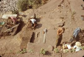 View, from above and to North, showing work in progress