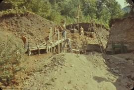 View to SE from below, of site