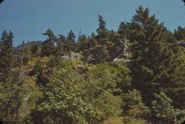 View of ridge behind ramp