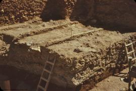 View, to SE, of excavation