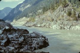 View from CPR side of river, across river, looking NE. to DjRi 3 Similar to early photo taken bef...