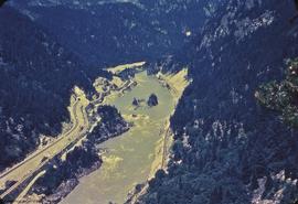 View of canyon, to N, from 800 feet above Siwash Creek